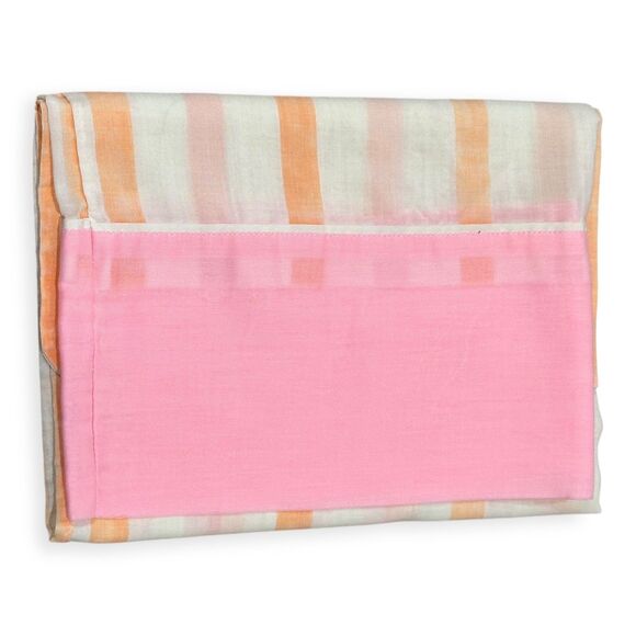 MCM 1970s Mod Cannon Monticello Malibu Stripe Pillowcases Standard Set of 2 - Picture 9 of 16